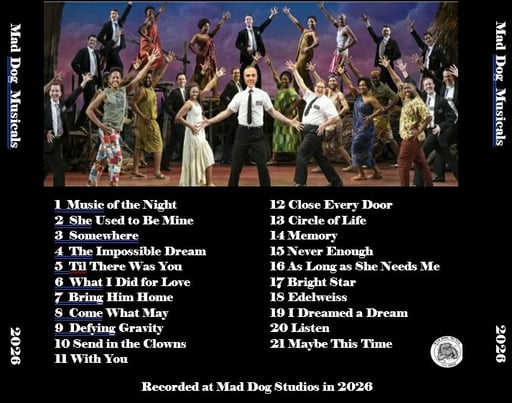 Mad Dog Musicals insert